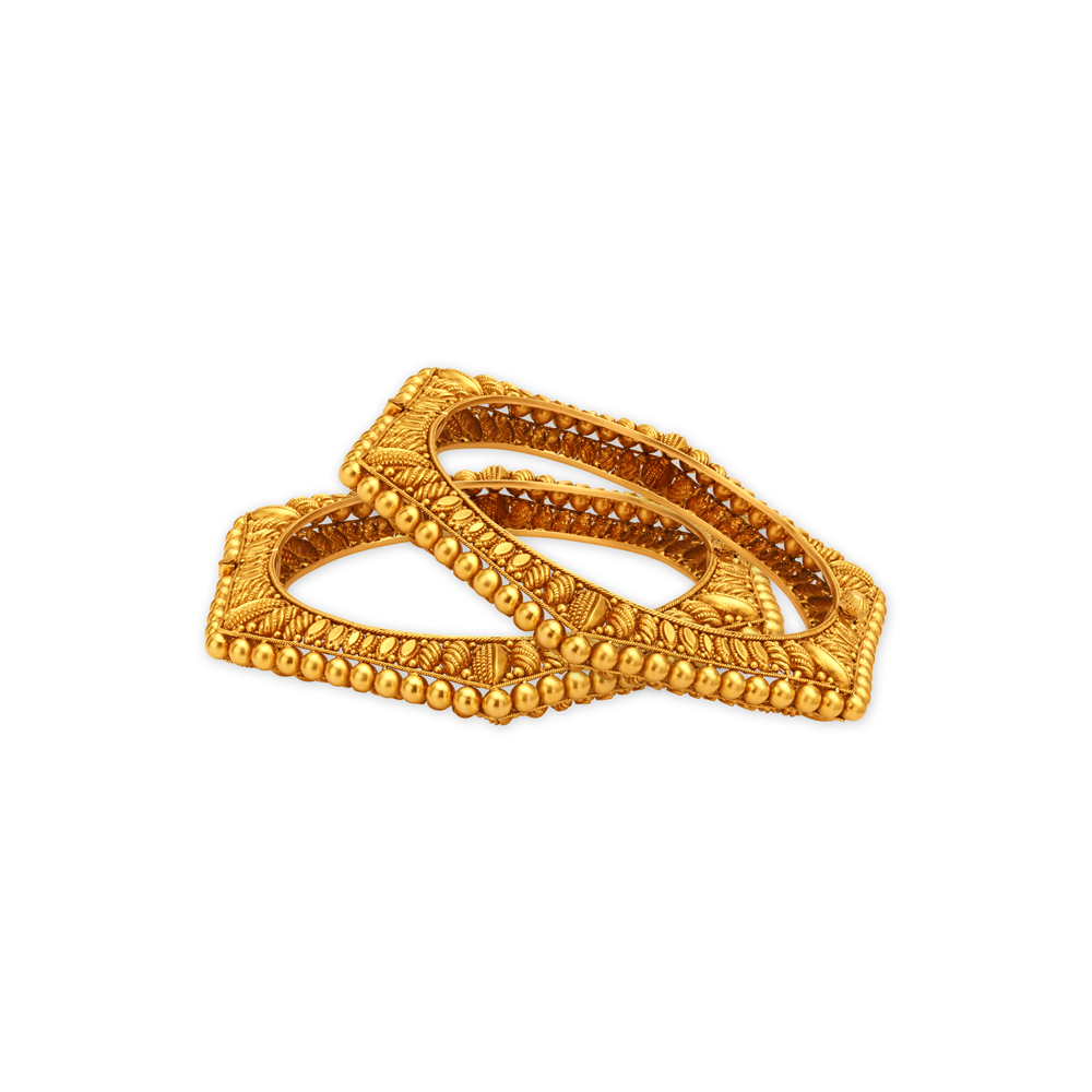 Classy Geometric Stamp Work Bangle,,hi-res image number null