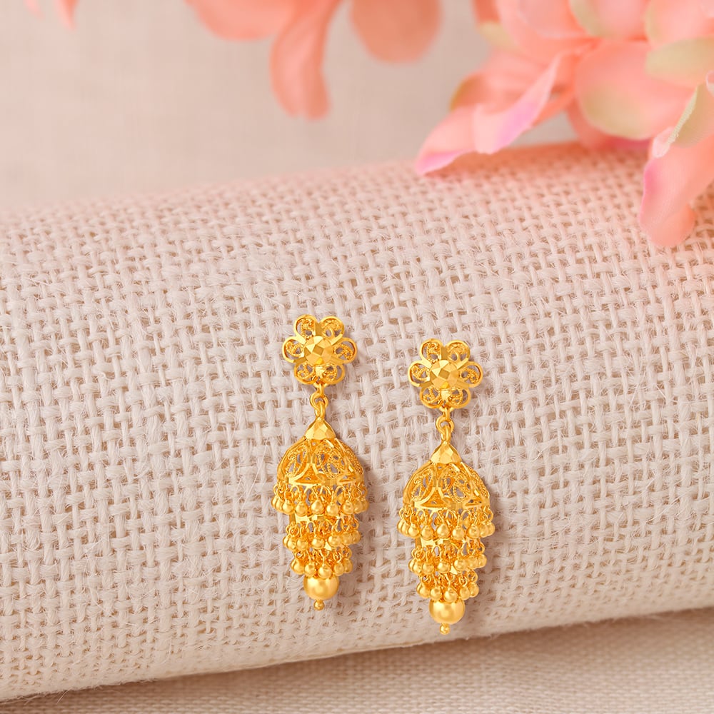 

Majestic Artsy Jhumkas