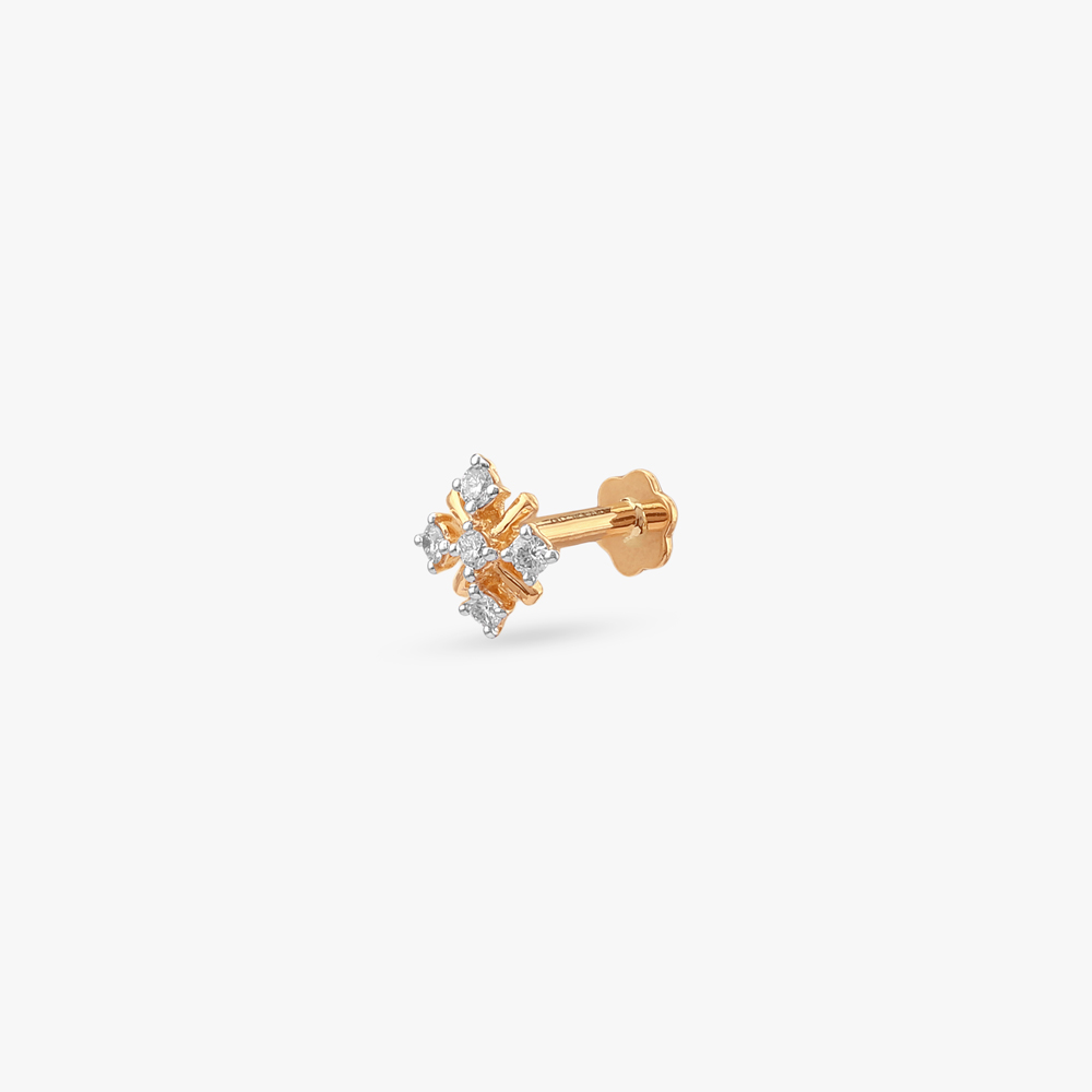 

Urban Spark Diamond Nose Pin
