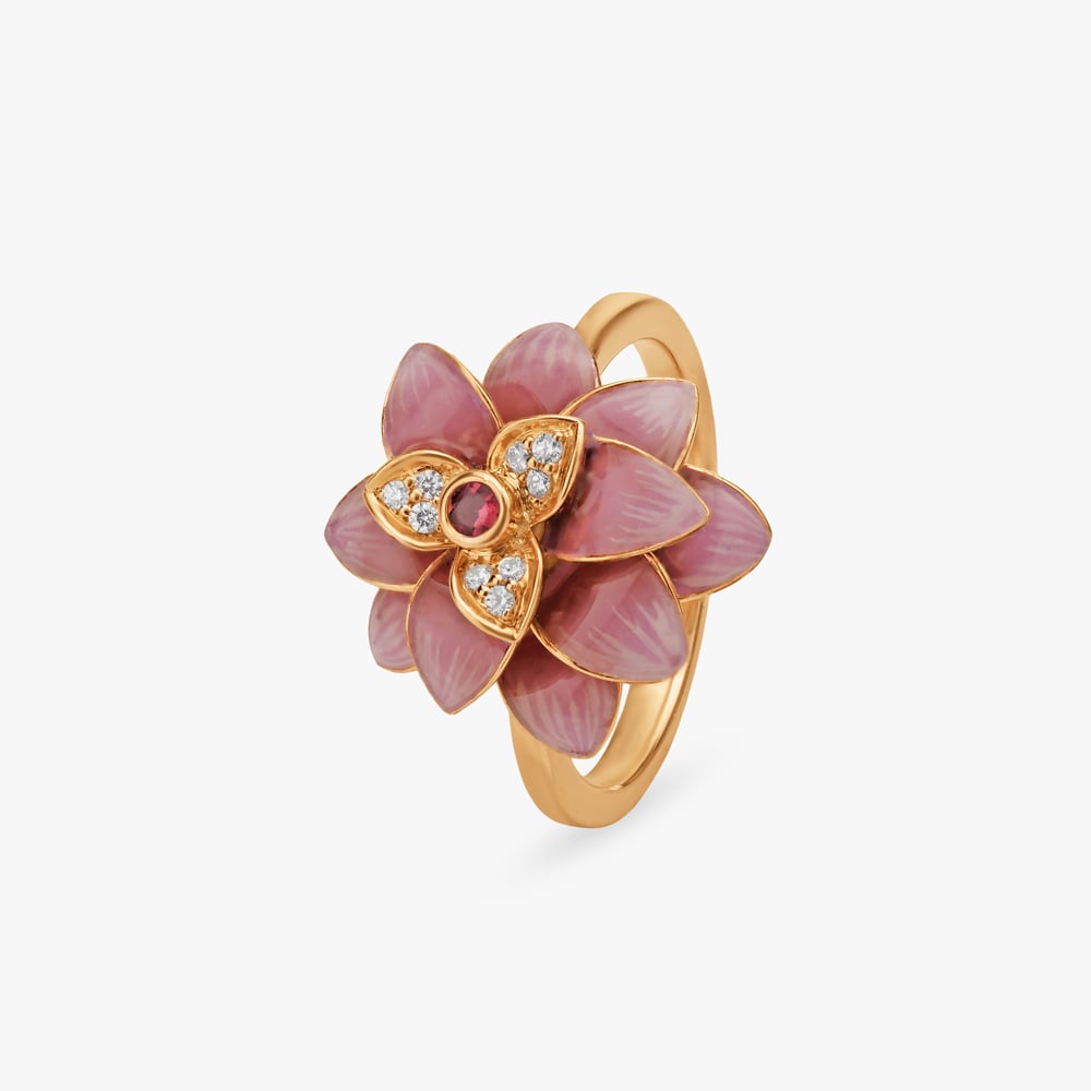 Rosette Radiance Diamond Ring,,hi-res image number null