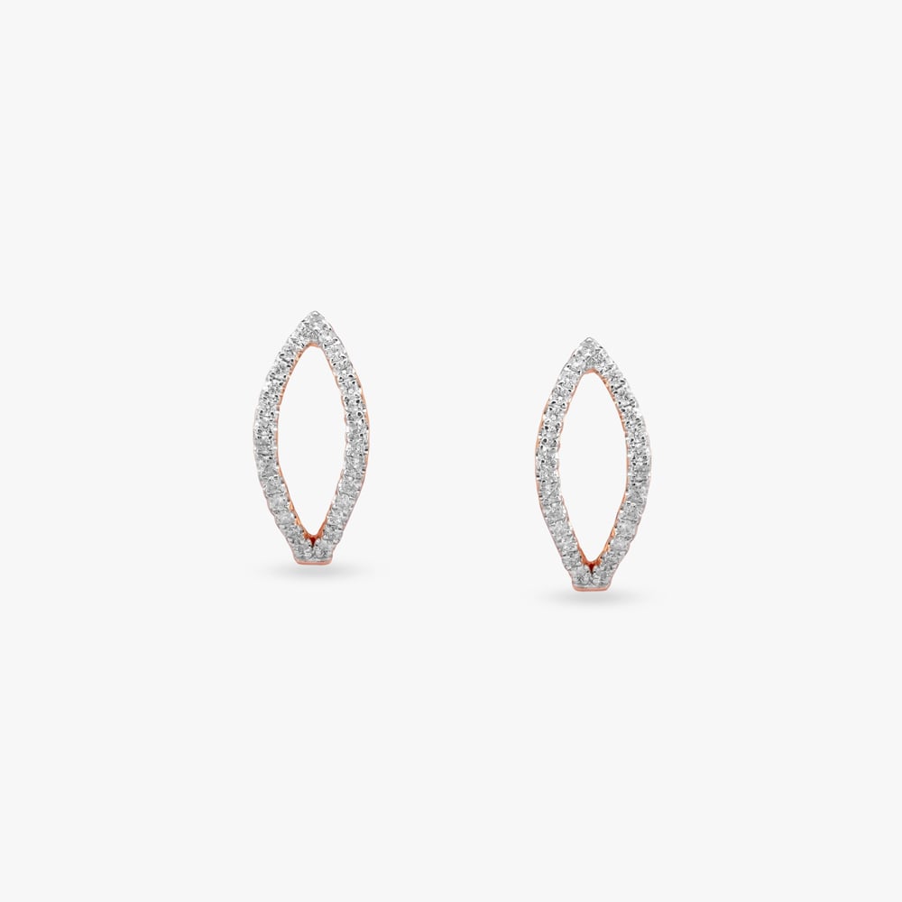 Halo Swing Diamond Hoop Earrings,,hi-res image number null