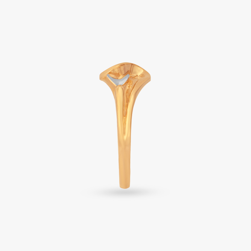 Flow Elegance Gold Ring,,hi-res image number null