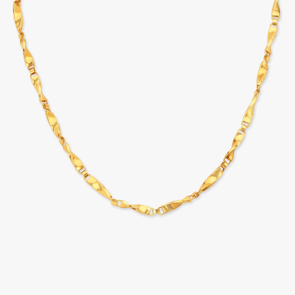 Lovely Twisted Gold Chain,,hi-res image number null