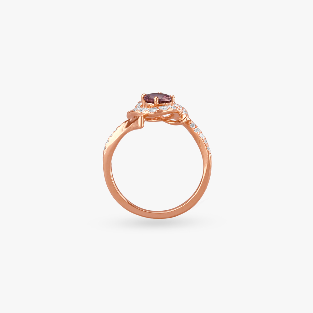 Rosy Reverie Diamond Finger Ring,,hi-res image number null
