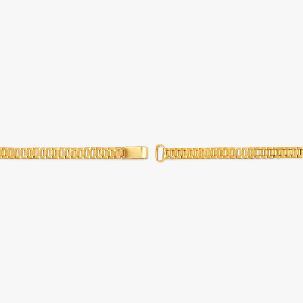 Alluring Gold Link Bracelet for Men,,hi-res image number null