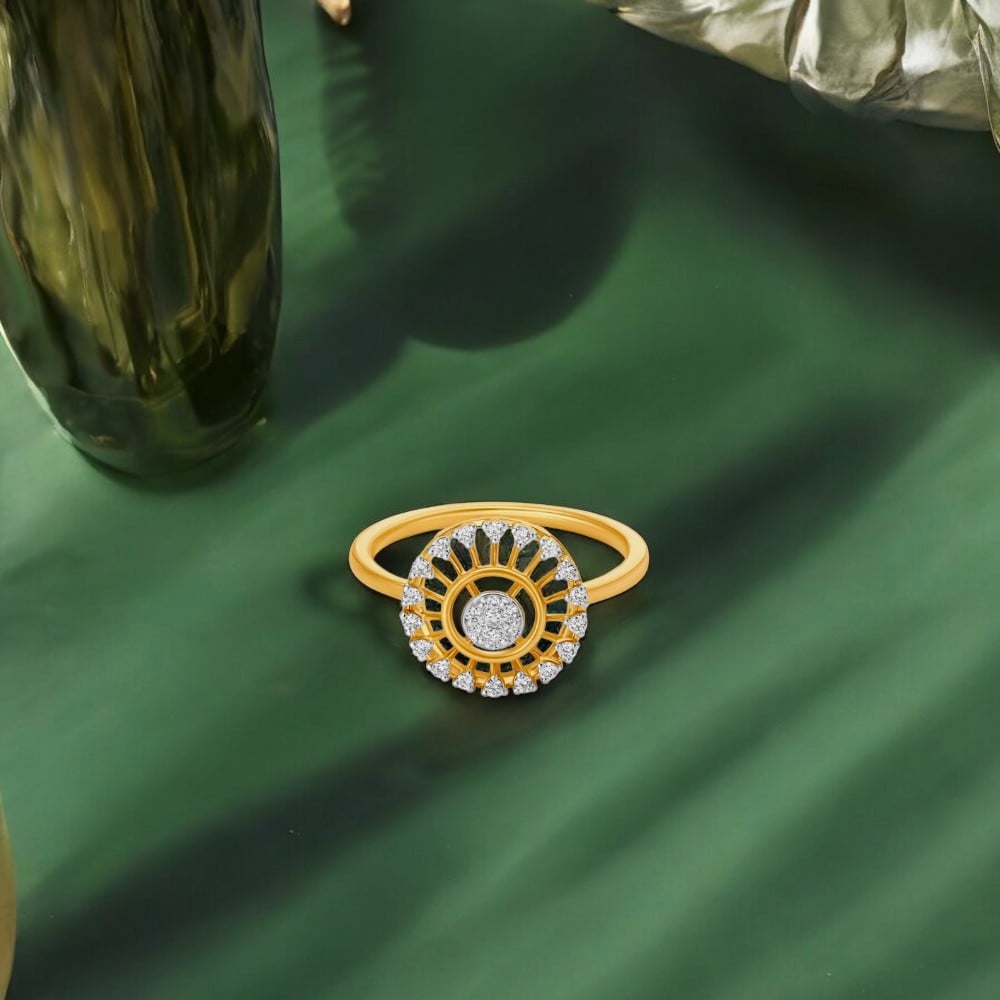 

Pressed Blooms Ring