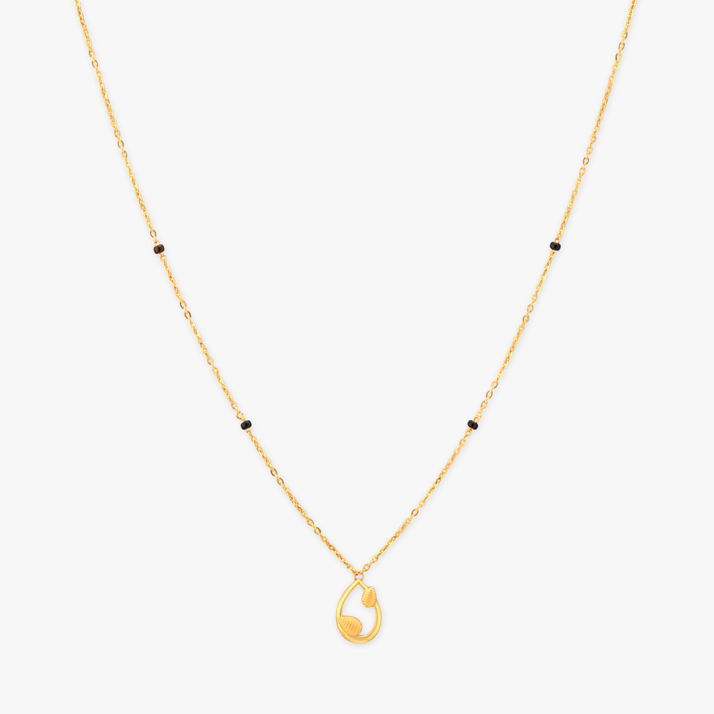 Petal Loop Gold Mangalsutra,,hi-res image number null