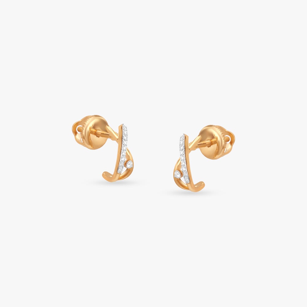 Infinity Gleam Diamond Hoop Earrings,,hi-res image number null