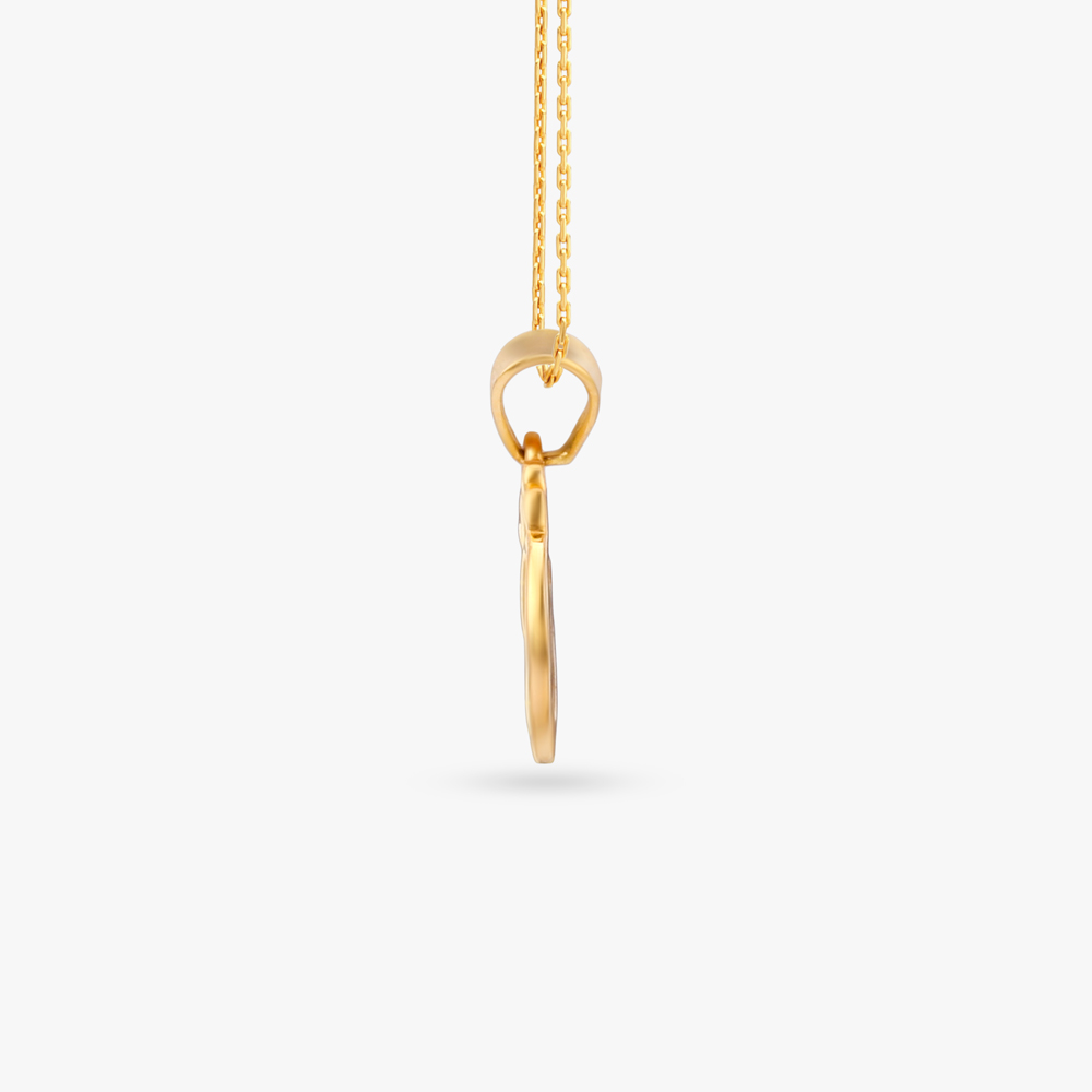 Eternal Om Gold Pendant,,hi-res image number null