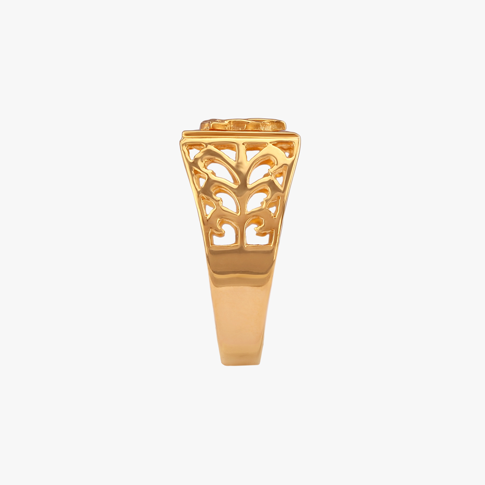 Celtic Knot Gold Ring For Men,,hi-res image number null