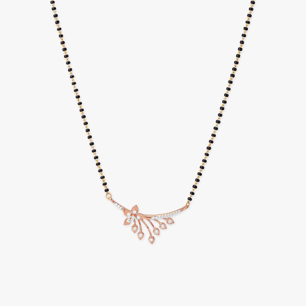 Vine Grace Diamond Mangalsutra,,hi-res image number null