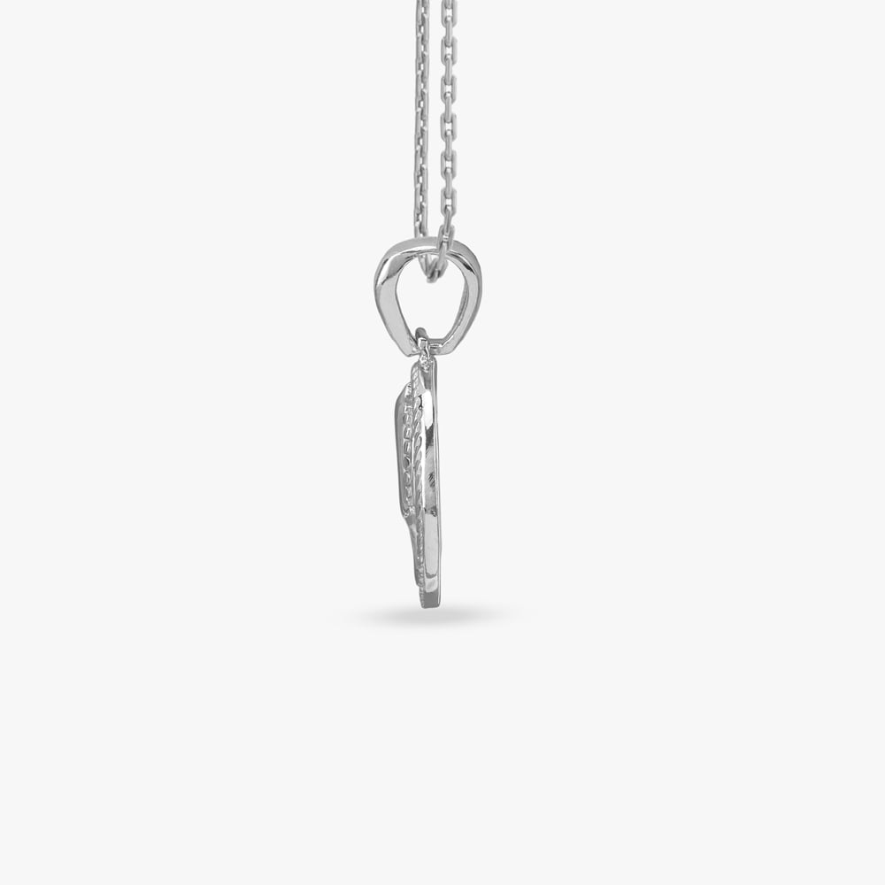Twisted Khanda Silver Pendant,,hi-res image number null
