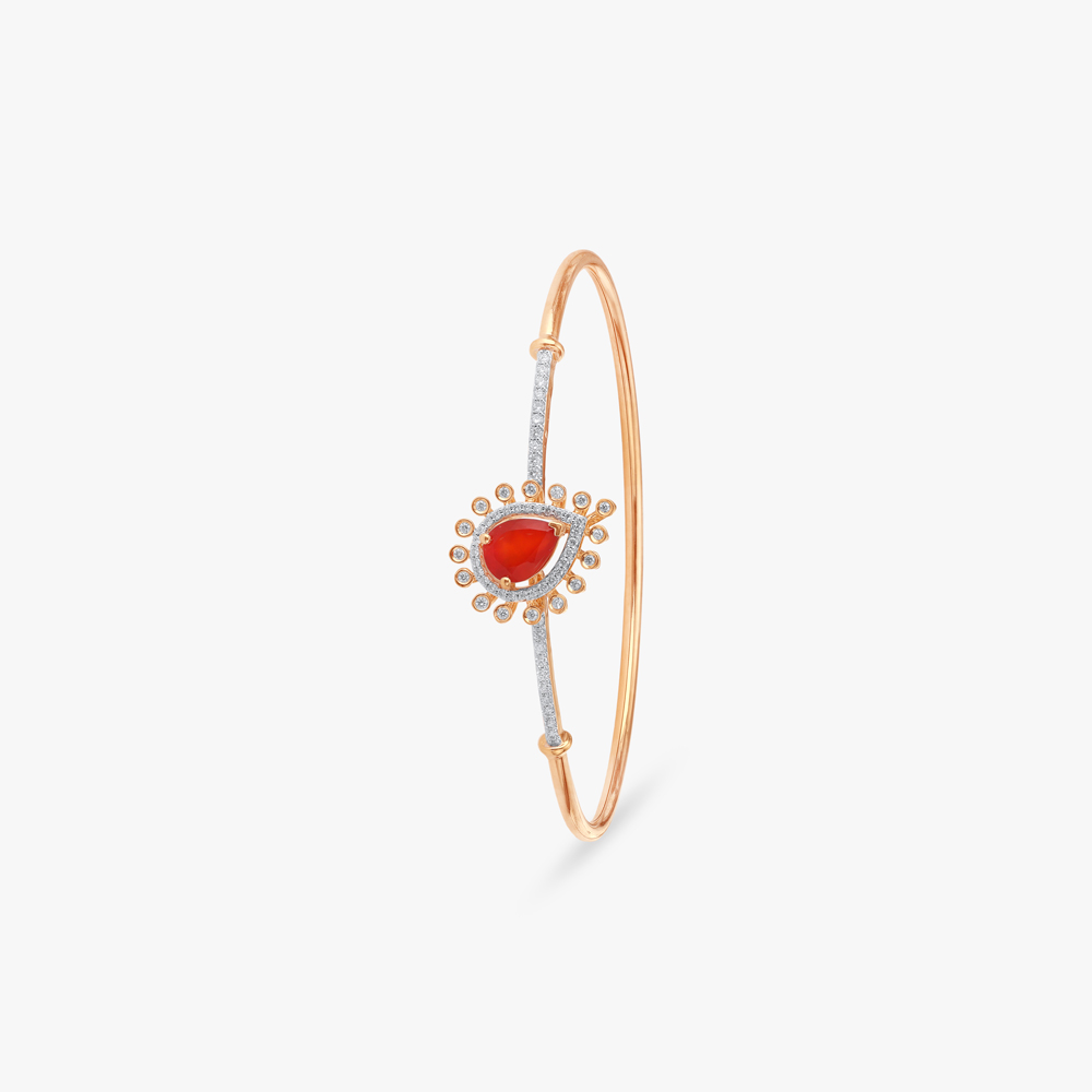 Radiant Dewdrop Diamond Bangle,,hi-res image number null