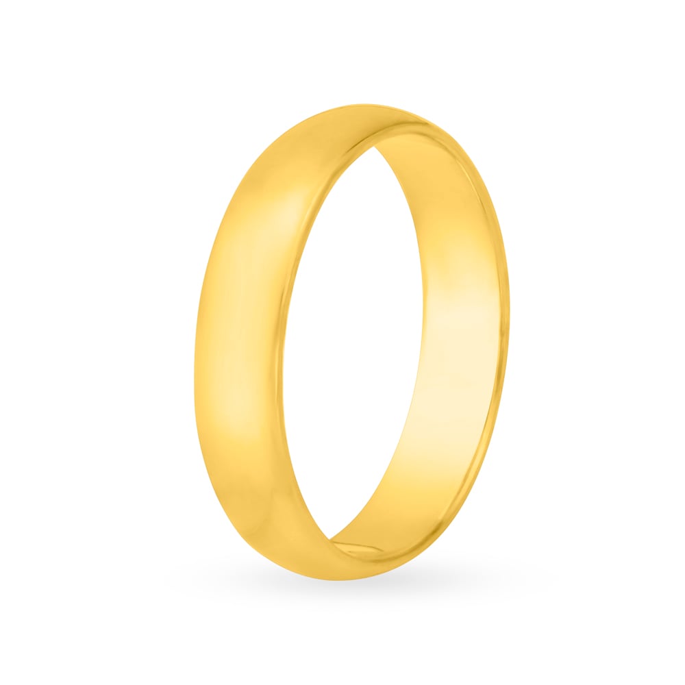 Basic 22 Karat Yellow Gold Finger Ring