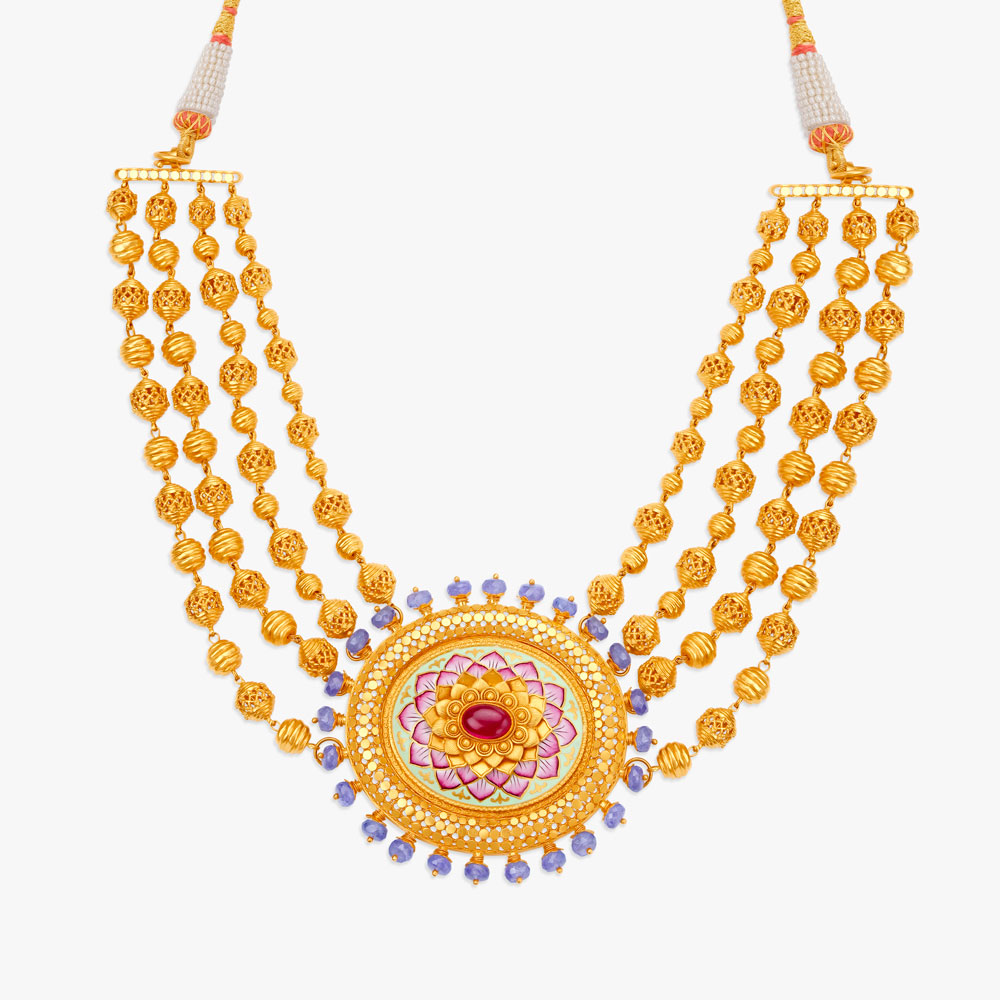 Glorious Lotus Necklace Set,,hi-res image number null