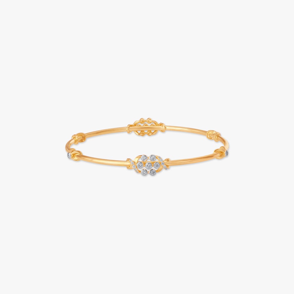 Graceful Cluster Diamond Bangle,,hi-res image number null