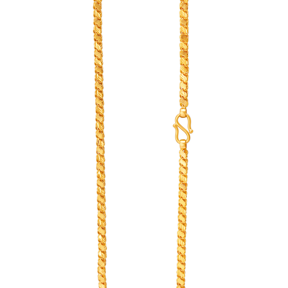 Sleek Gold S Chain for Men,,hi-res image number null