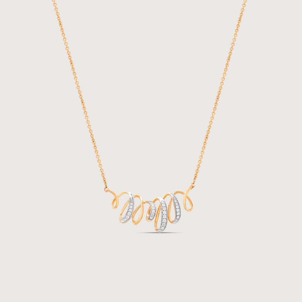 Graceful Flow Diamond Necklace,,hi-res image number null
