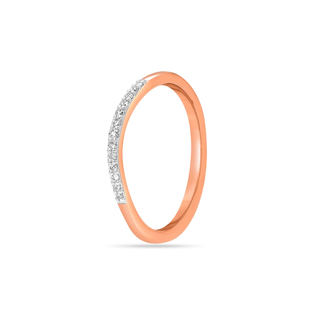 14KT Rose Gold Forever Yours Diamond Finger Ring,,hi-res image number null