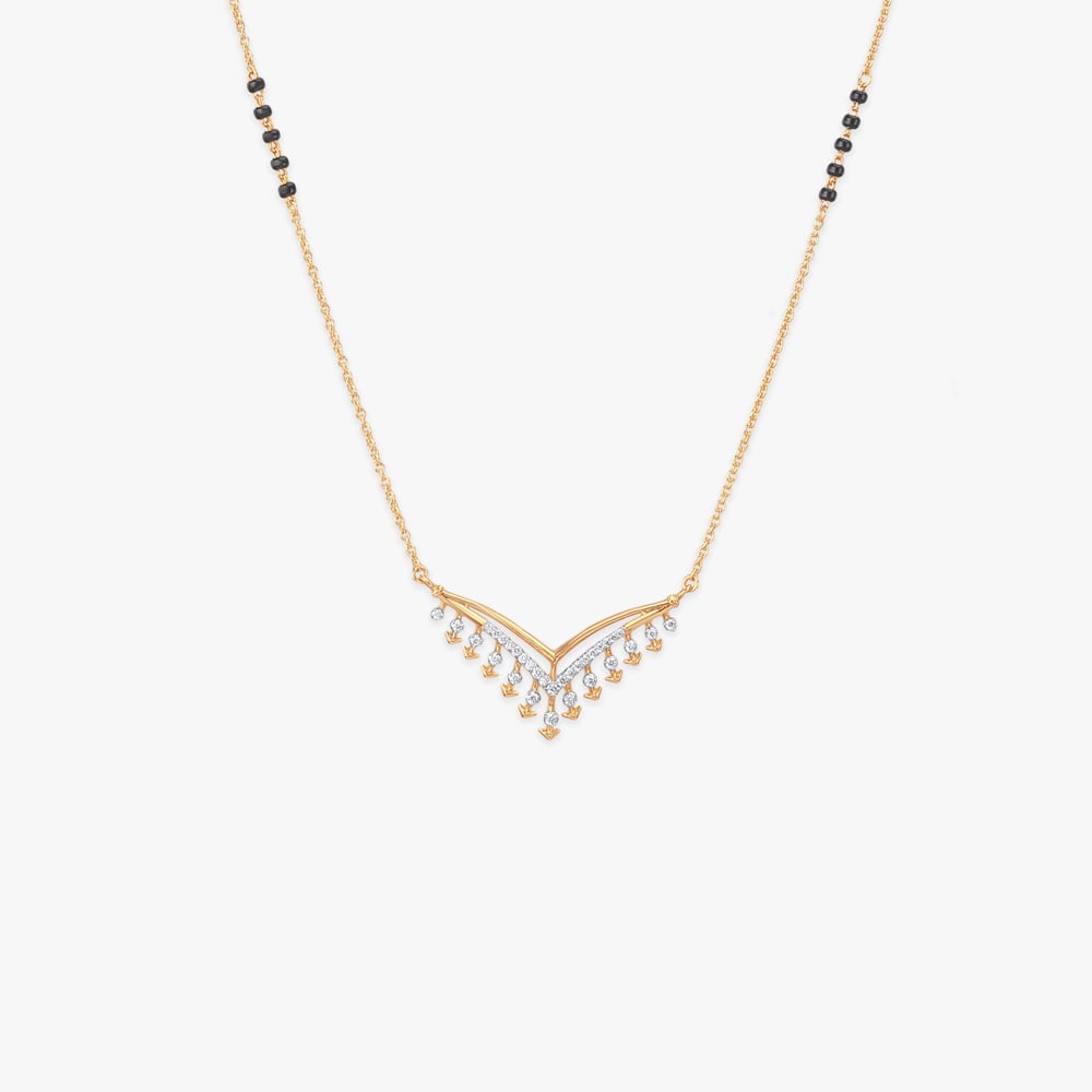 

Raindrop Symphony Diamond Mangalsutra