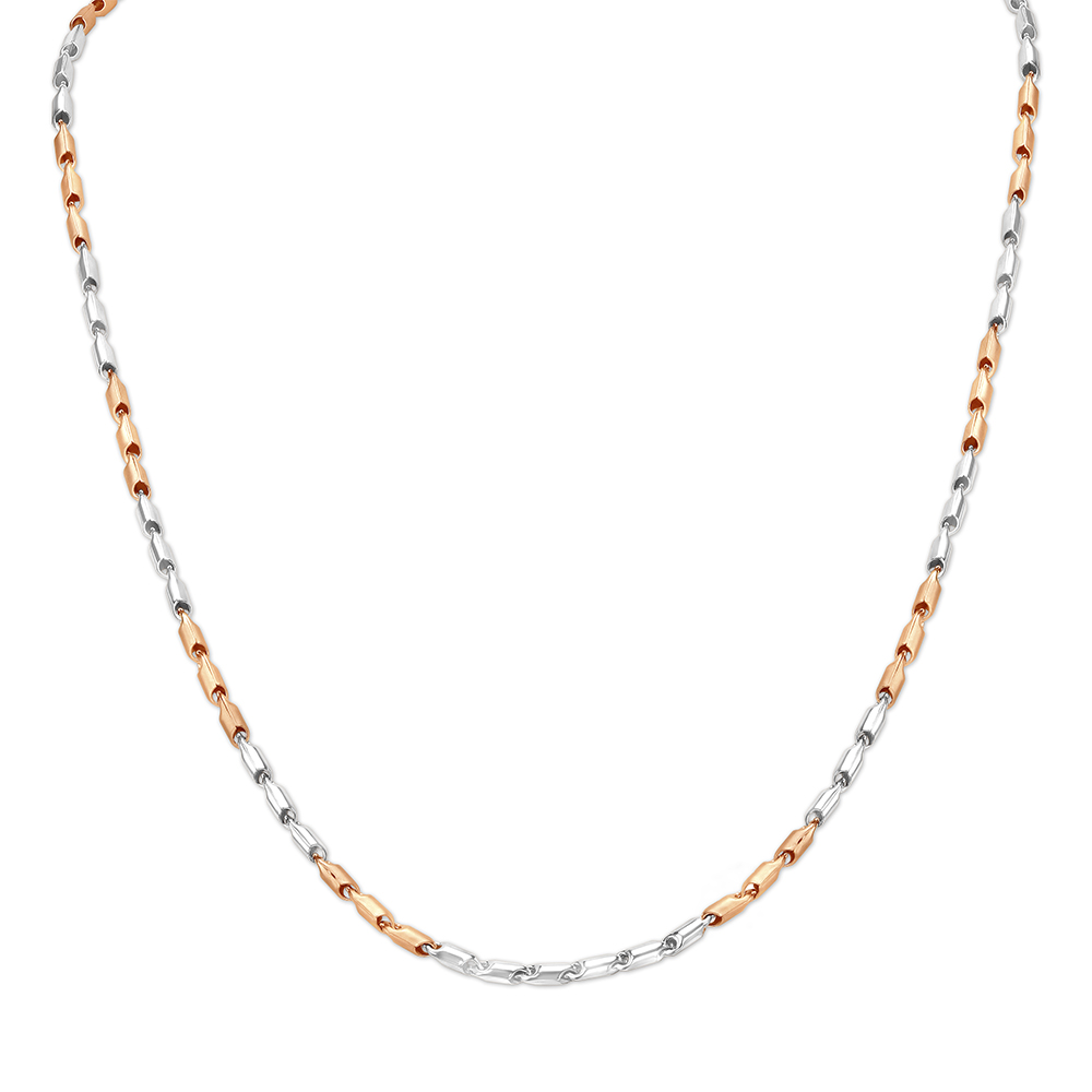 Austere Link Dual Tone Gold Chain For Men