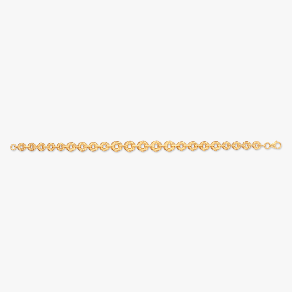 Radiant Circle Gold Bracelet,,hi-res image number null