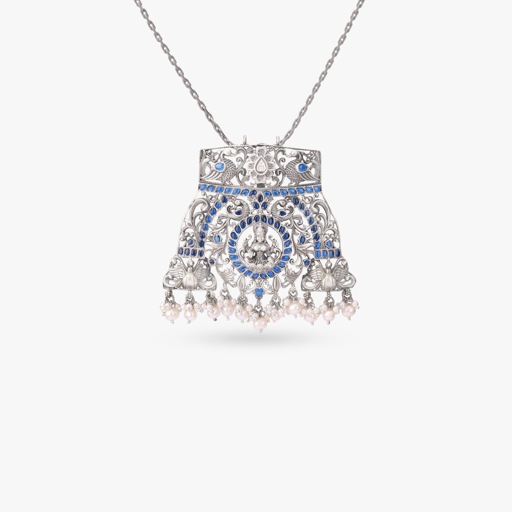

Lakshmi Rhapsody Silver Pendant