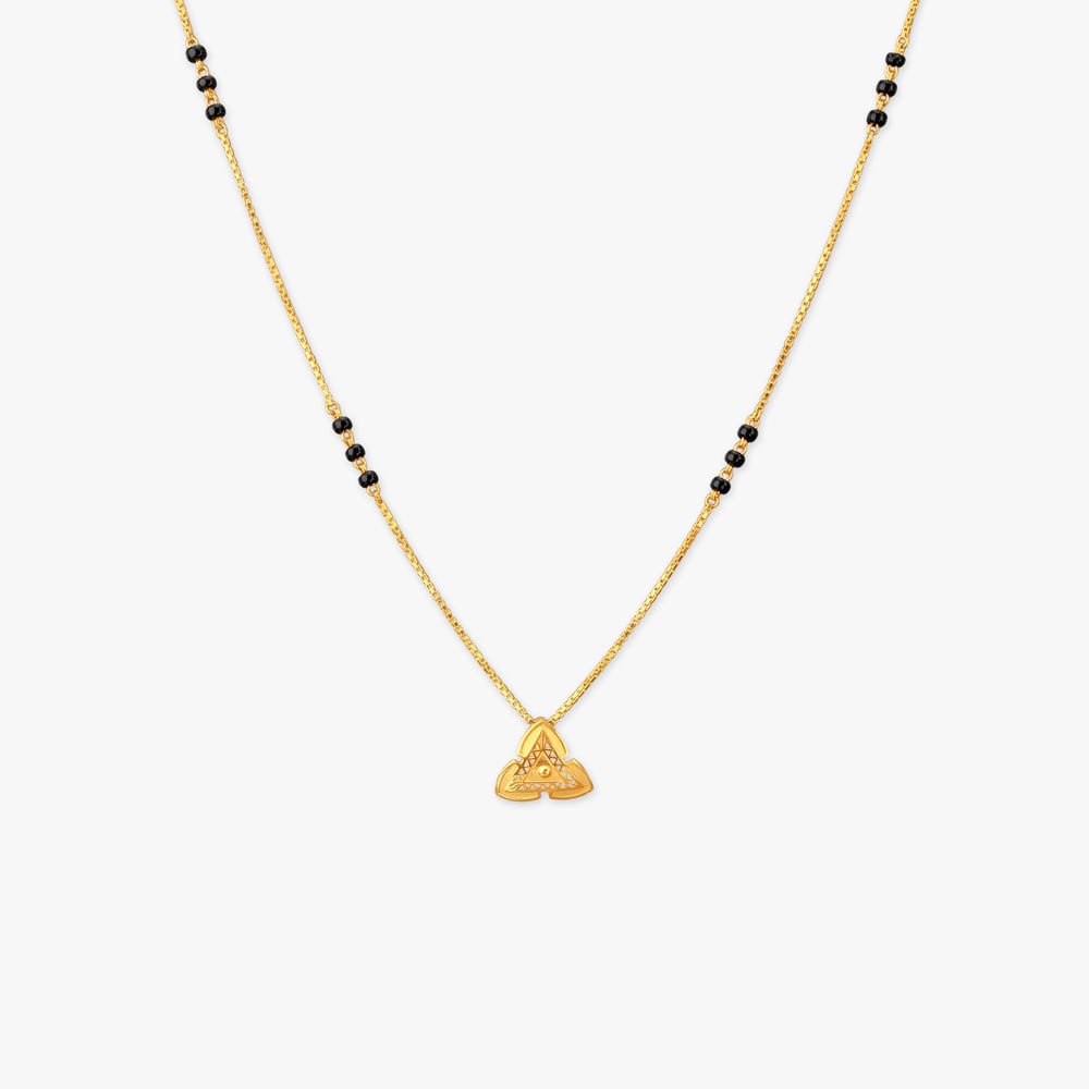 

Trinity Touch Gold Mangalsutra