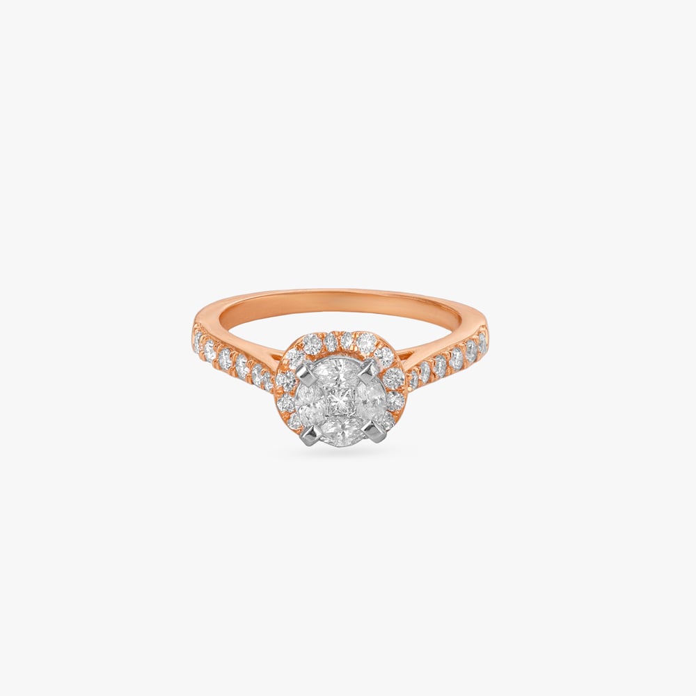 Timeless Halo Diamond Ring,,hi-res image number null