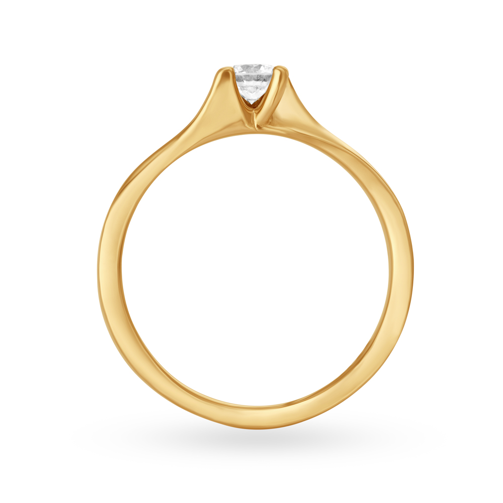 Classic Rose Gold and Diamond Ring,,hi-res image number null