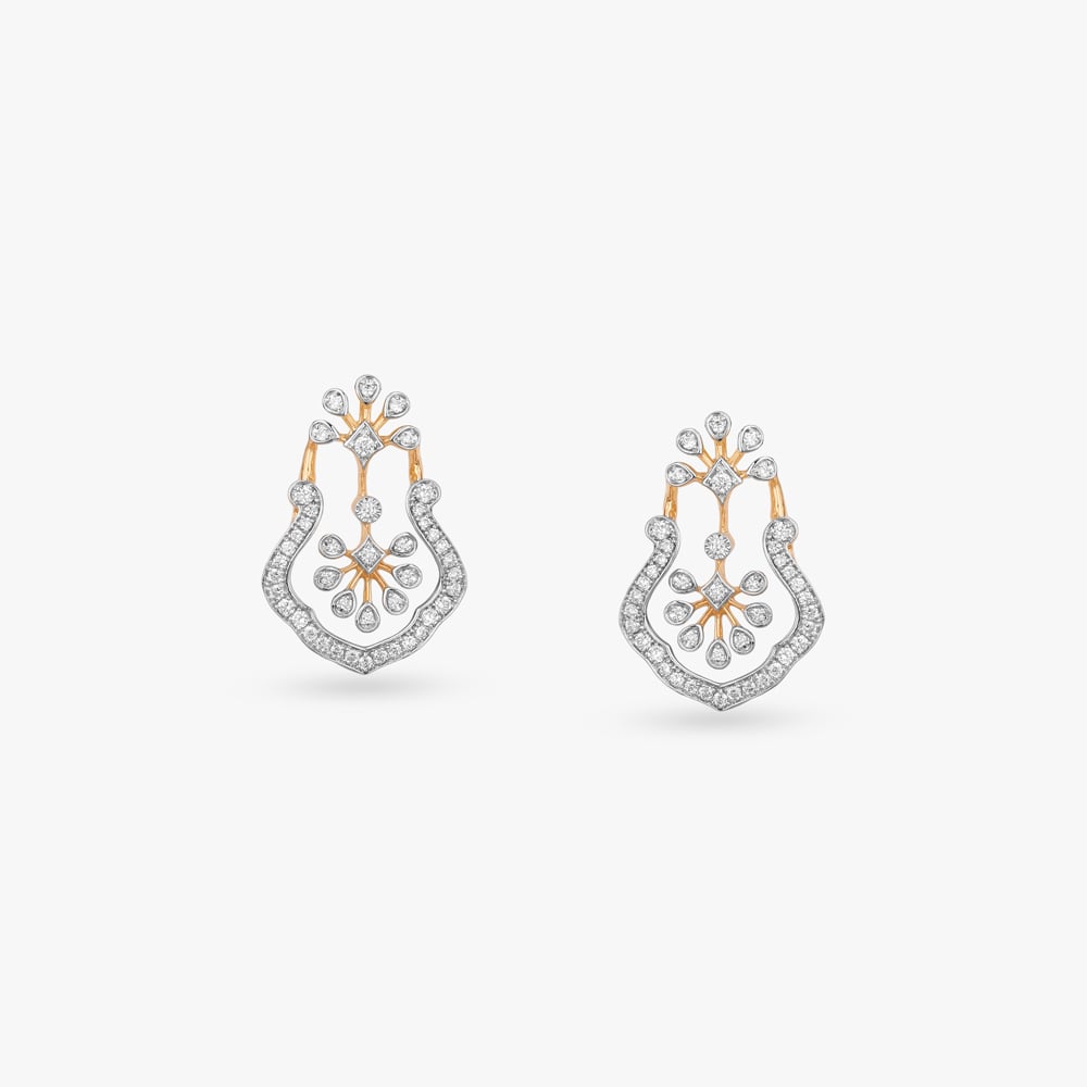 

Timeless Petal Diamond Drop Earrings