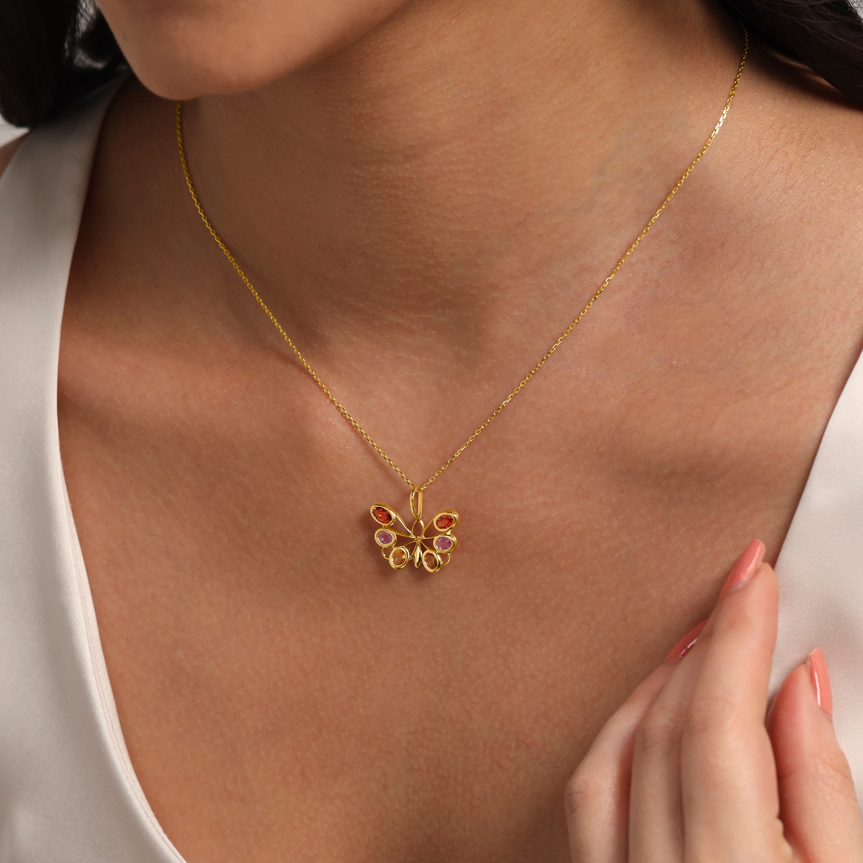 Flutter Babe Sapphire Pendant,,hi-res image number null
