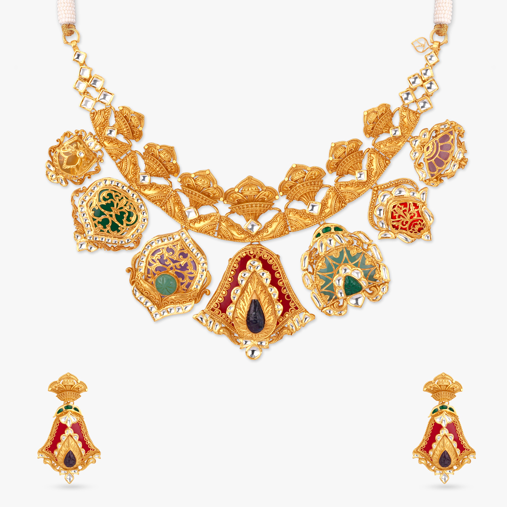 Seven Realms Gold Necklace Set,,hi-res image number null
