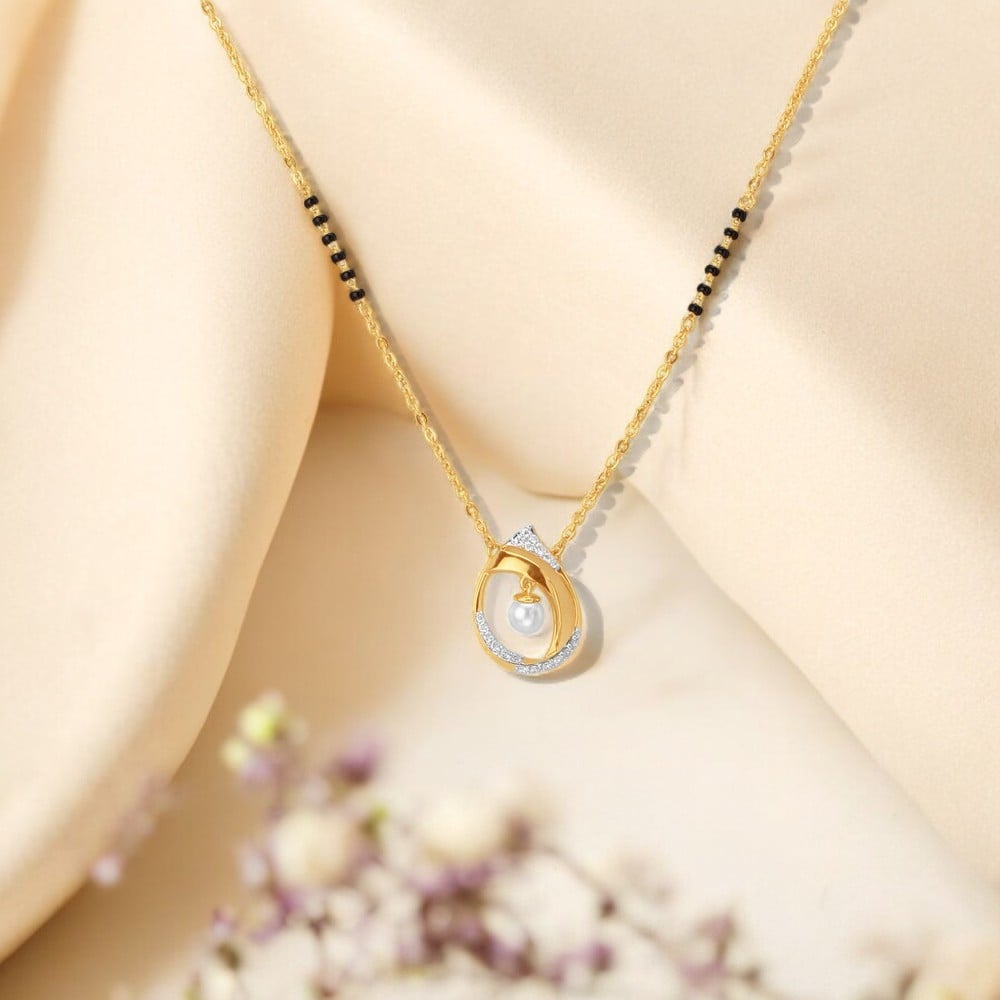 Raindrop Bliss Diamond Mangalsutra,,hi-res image number null
