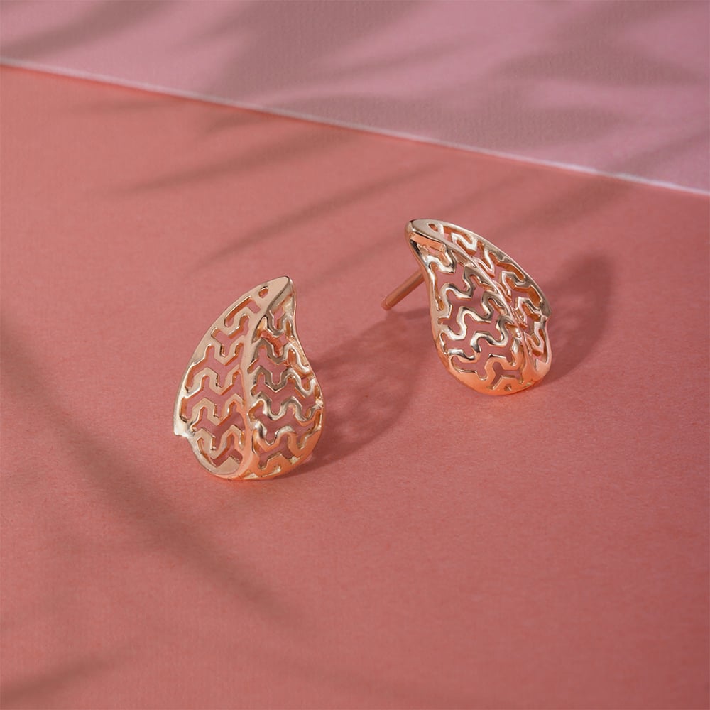 14KT Yellow Gleaming Harvest Stud Earrings,,hi-res image number null