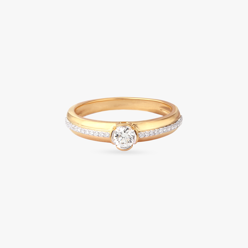 Slender Trail Solitaire Ring,,hi-res image number null