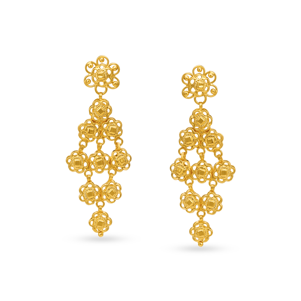 Layered Floral Necklace Set,,hi-res image number null