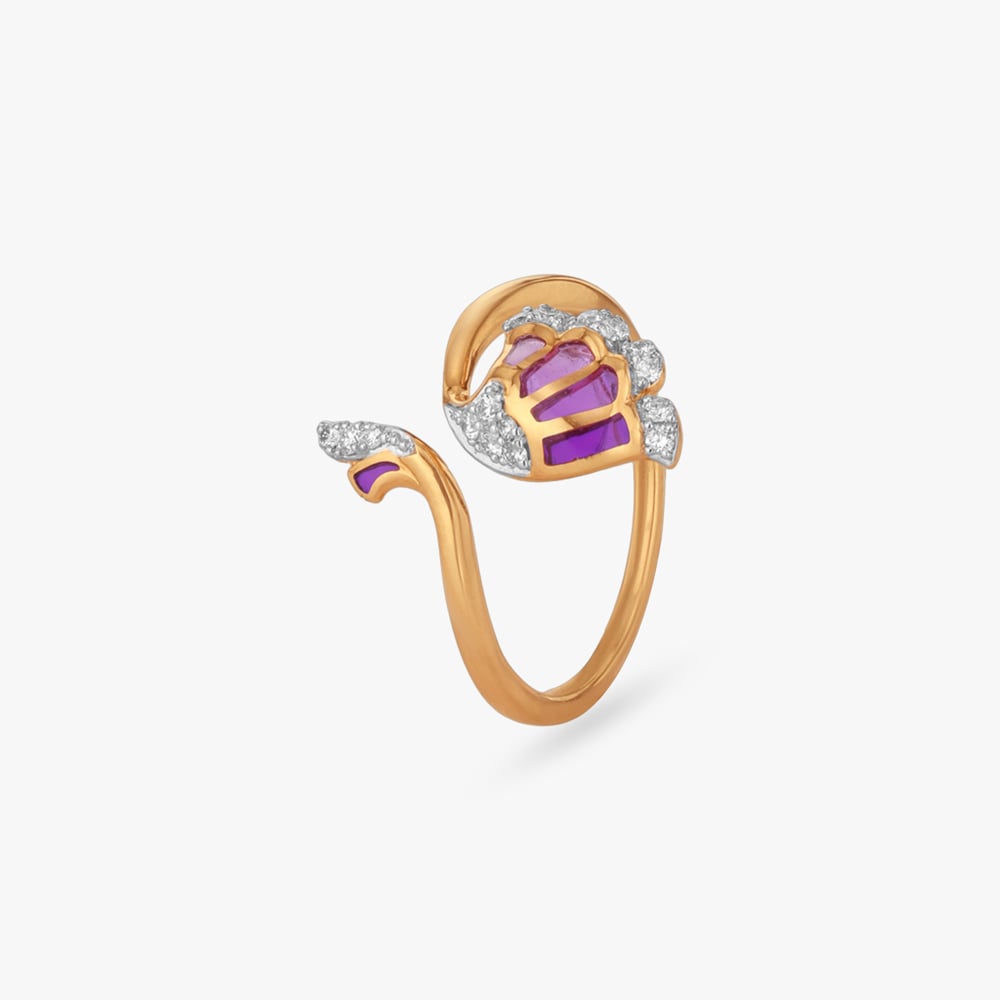Flutter Wing Diamond Ring,,hi-res image number null