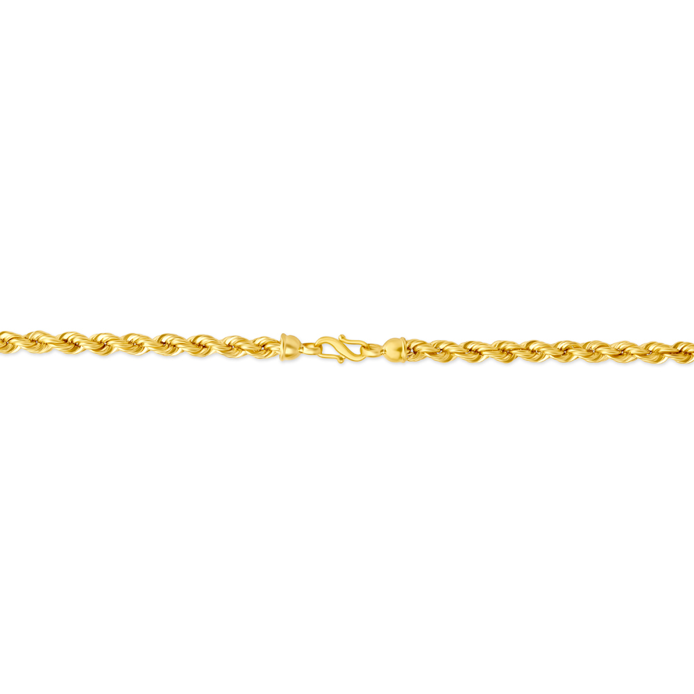 Distinguished 22 Karat Yellow Gold Twisted Rope Chain,,hi-res image number null