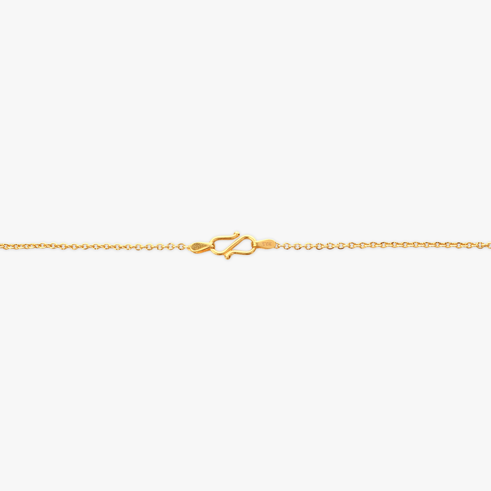 Contemporary Leaf Gold Chain,,hi-res image number null