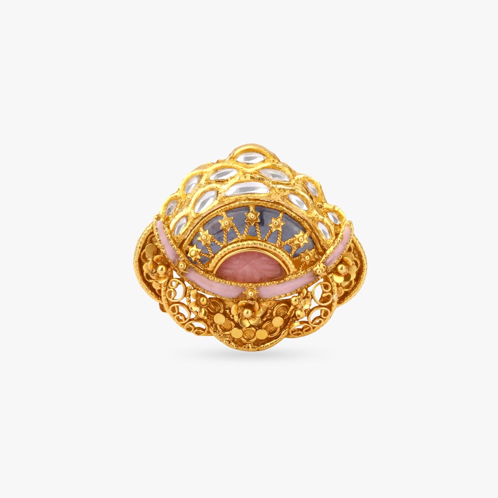 Sunrise Serenade Gold Finger Ring,,hi-res image number null