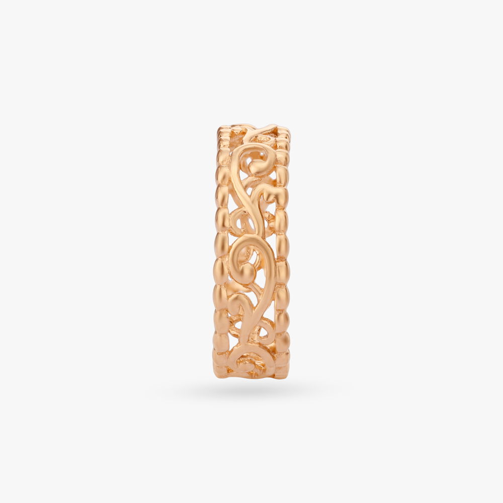 Filigree Scrollwork Gold Ring,,hi-res image number null