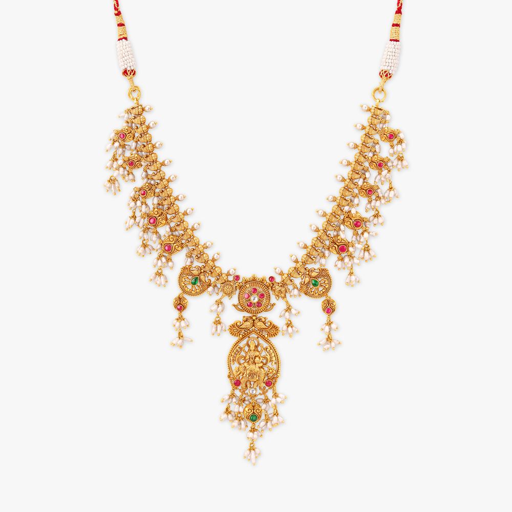 Elegant Gold Guttapusalu Set,,hi-res image number null