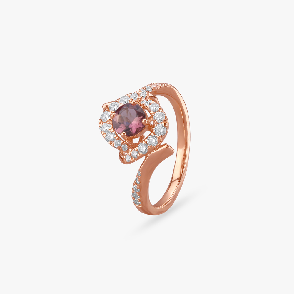 Rosy Reverie Diamond Finger Ring,,hi-res image number null