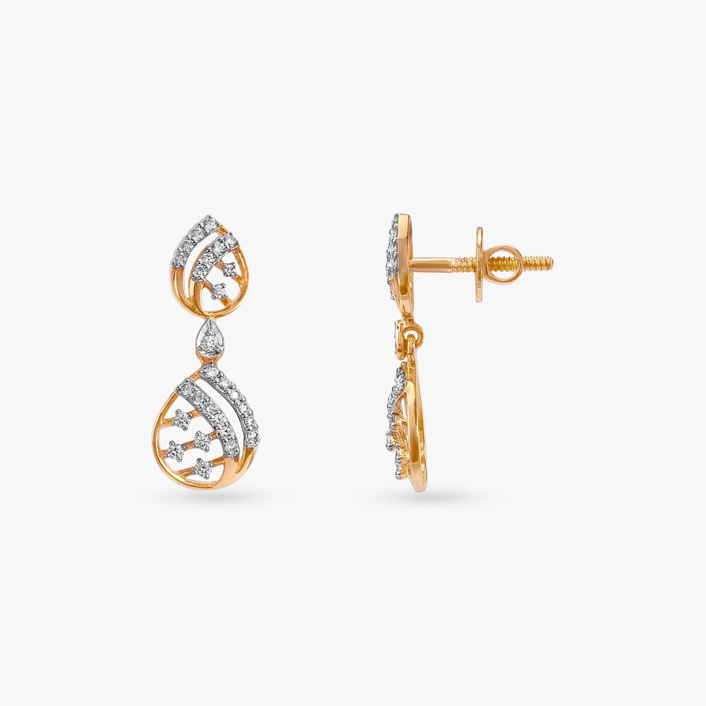 Twinkle Diamond Drop Earrings,,hi-res image number null