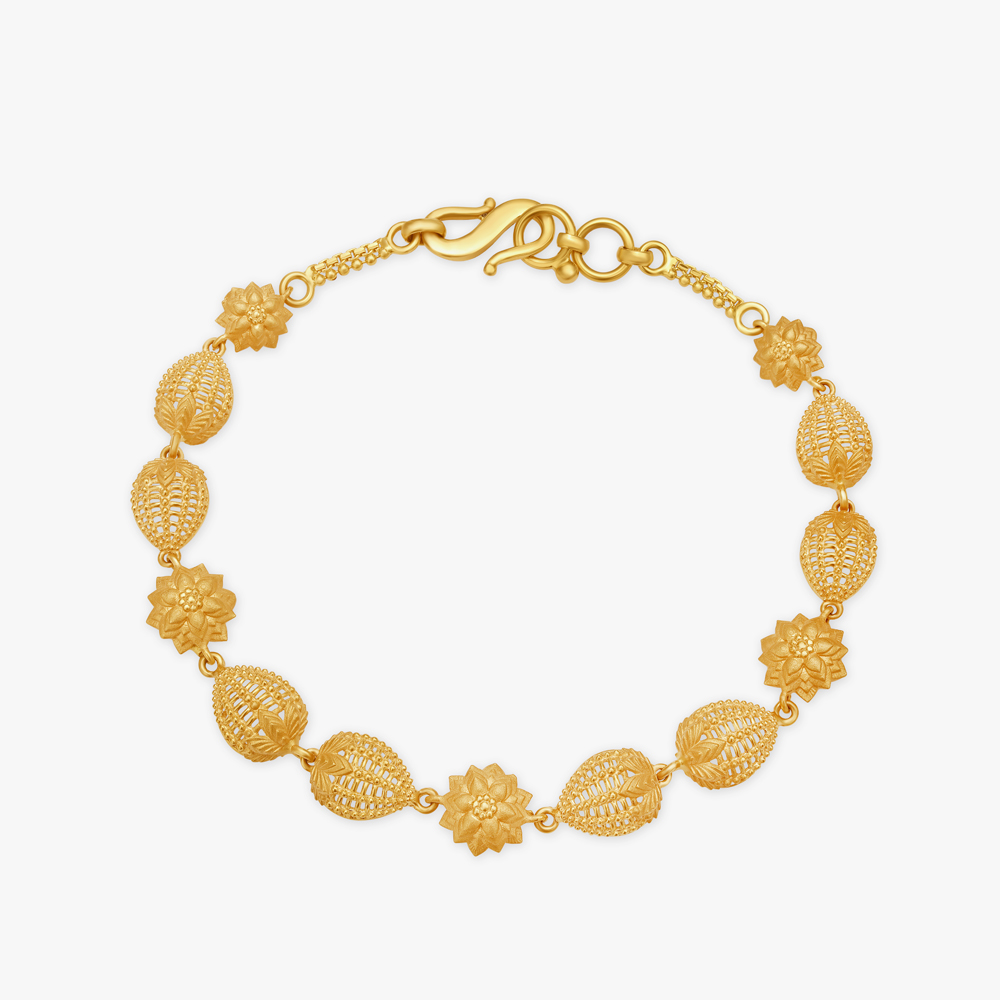 Aesthetic Link Gold Bracelet For Men