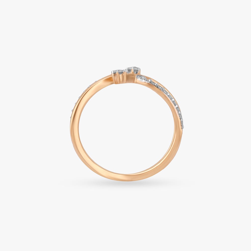 Infinity Twist Diamond Ring,,hi-res image number null