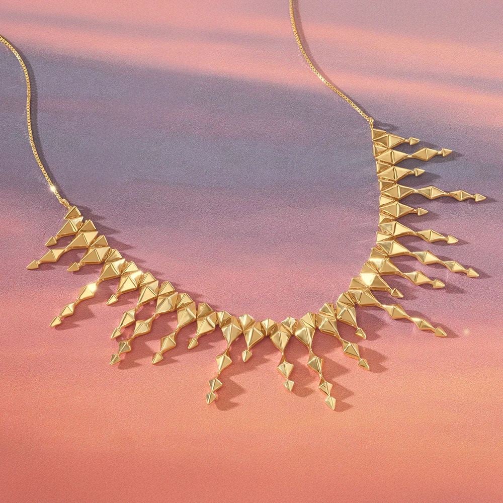 Bold Radiant Gold Necklace,,hi-res image number null