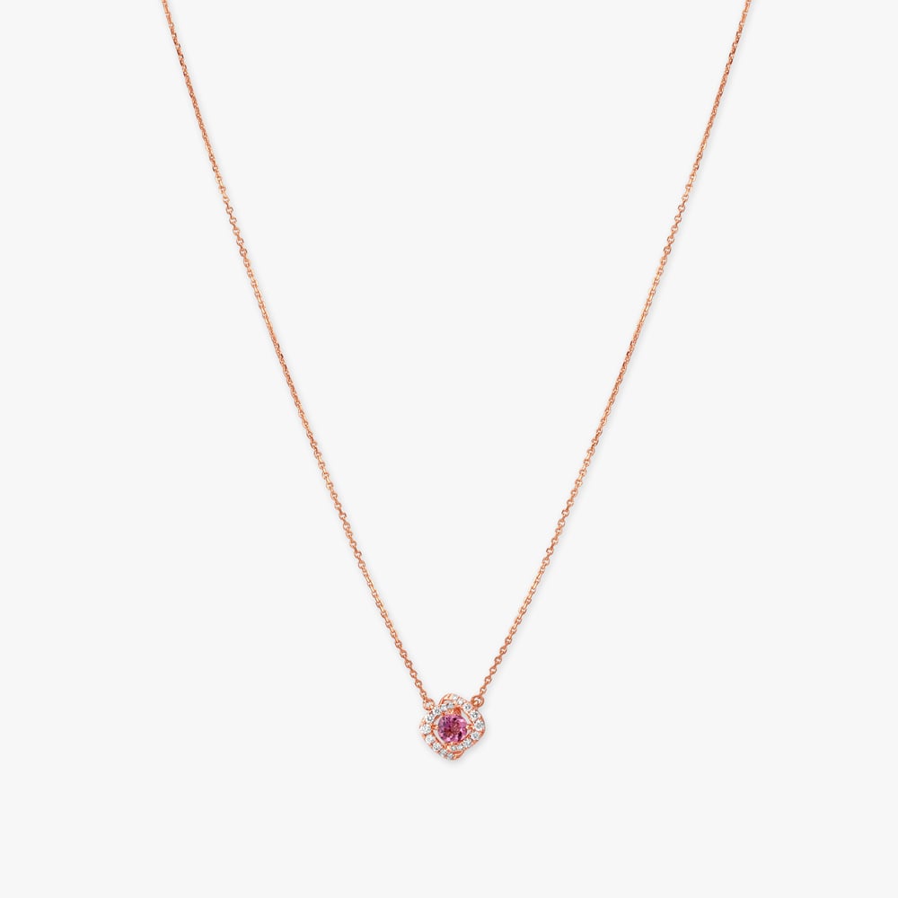 Pink Twilight Diamond Necklace Set,,hi-res image number null
