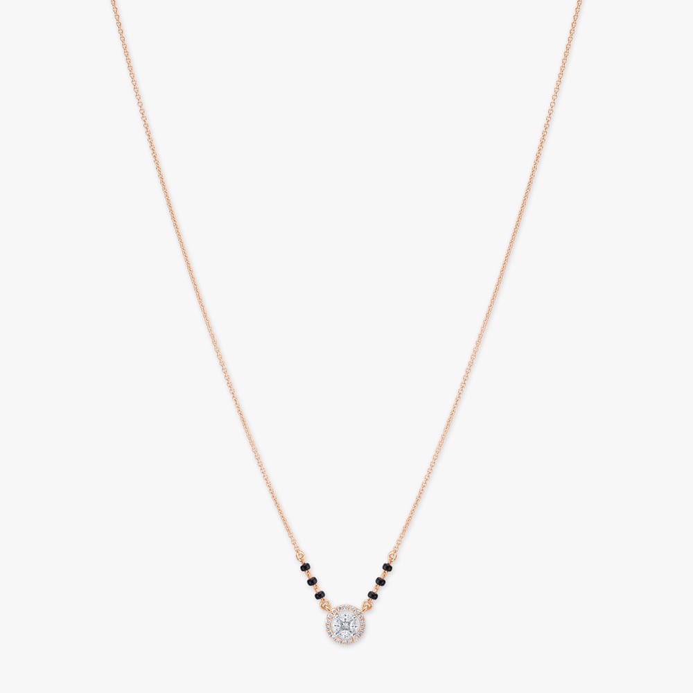 Timeless Circle Diamond Mangalsutra,,hi-res image number null